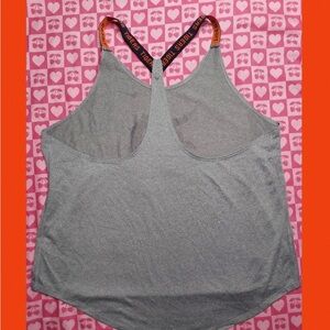 Gray Tank Top with Strappy Back